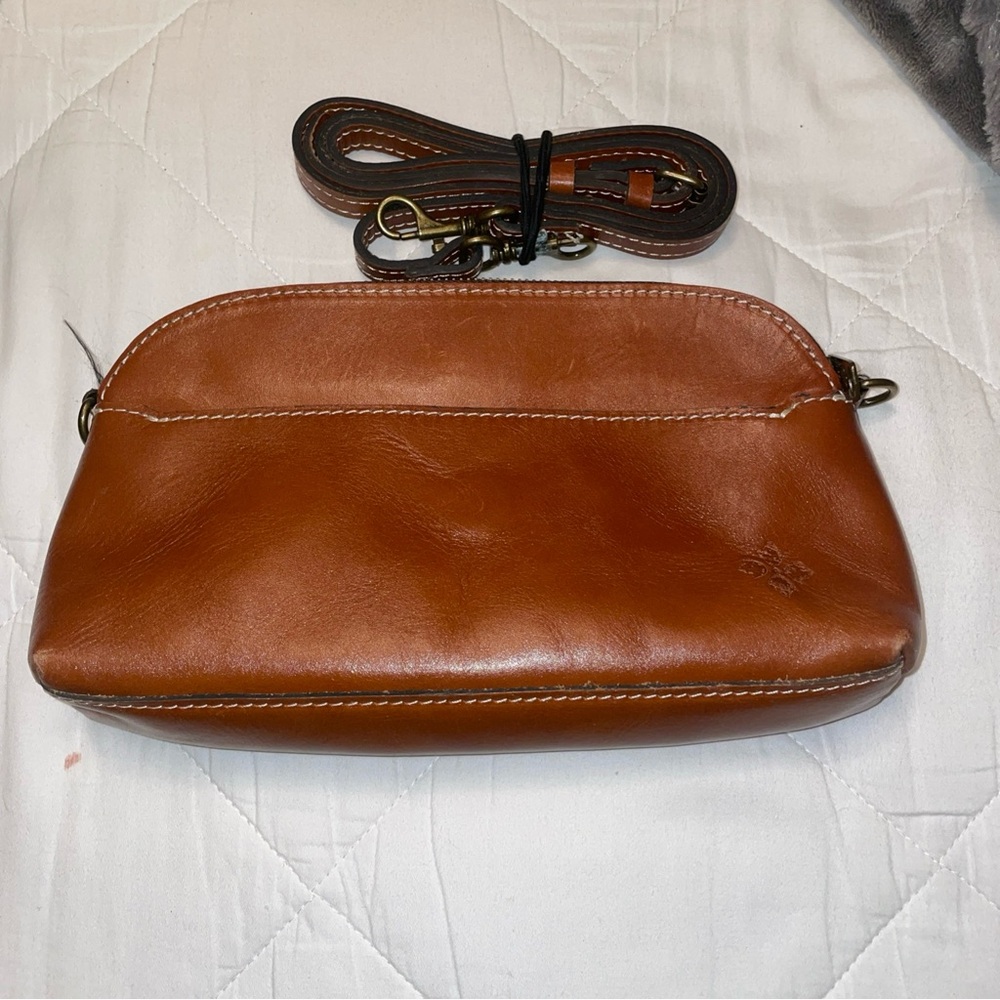 Patricia Nash Brown Leather Crossbody handbag NWOT
